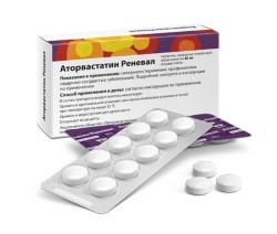 Аторвастатин Реневал табл. п/о пленочной 40 мг 28 шт.