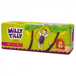 Подгузники, Milly Tilly (Милли Тилли) 11-25 кг №34 Юниор 5 дневные