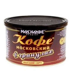 Кофе, Москофе 100 г Московский гранулированный жестяная банка