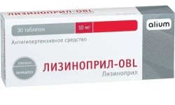 Лизиноприл-OBL табл. 10 мг 30 шт.